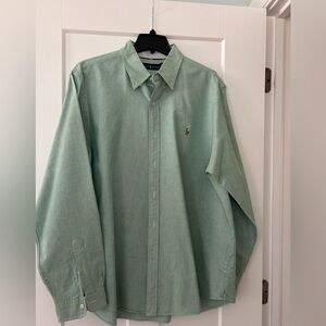 Ralph Lauren Sage Green Button Down Shirt